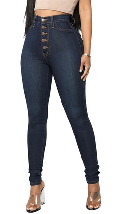 Olevey Low Rise Bootcut Pencil Denim