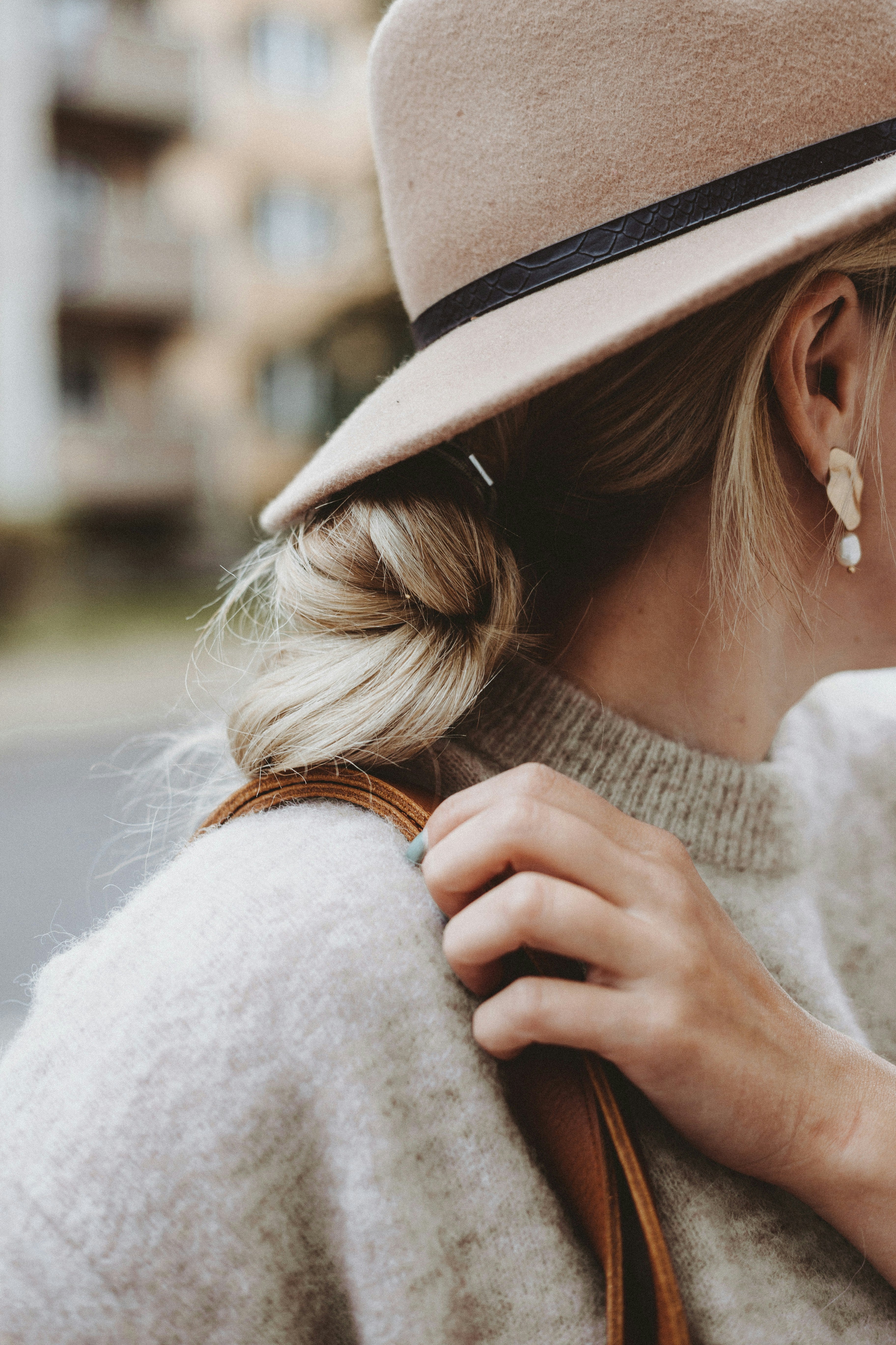 Woman with earing