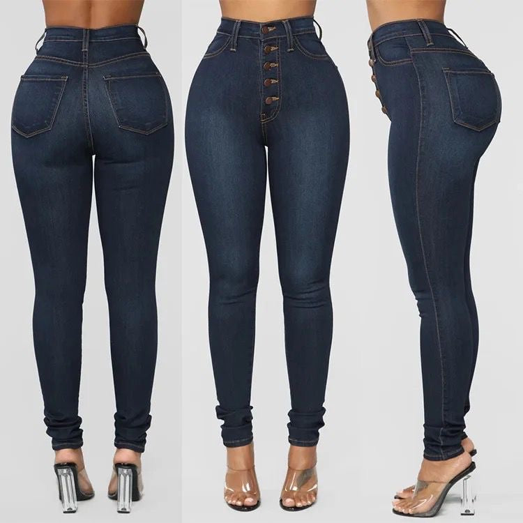 Skinny Slim Denim pencil pants
